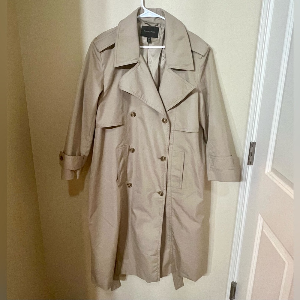 Banana Republic Petite Maverick Oversized Trench Coat - Picture 4 of 16